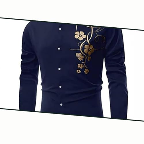 Image of Bellstone Men's Cotton Blend Solid Regular Fit Full Sleeve Short Kurta | Men's Trendy Short Kurta | Ethnic Stylish Casual Lightweight Summer Kurta for Daily and Occasion Use