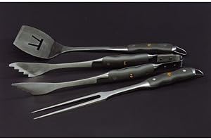 Outset QE00,Evoca 3 PC Set (spatula, tongs & tongs)