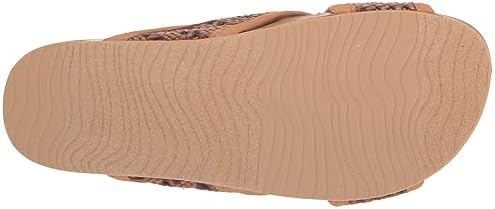Reef Women's Cushion Woven Bloom Slide Sandal, Brunette, 6 | Image 3