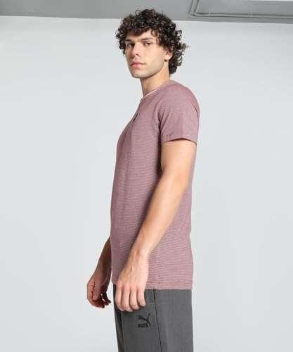 Image of Puma Men Cotton Solid Classic Fit T-Shirt