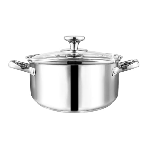 Olla de sopa de acero inoxidable con fondo grueso de 20cm para cocina 2