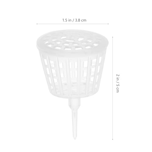Yardwe 30 cajas de fertilizante para bonsái reutilizables de plástico miniatura 3