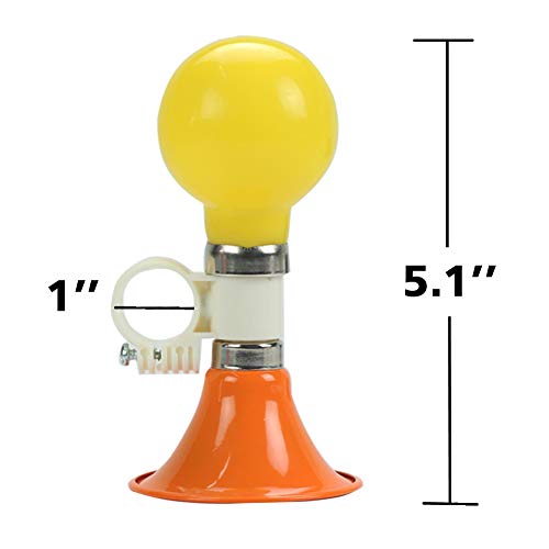 QIELIZI 2 Pack Kids Bike Horn Bell,Bicycle Metal Squeeze Horn Bike Accessories Handlebar Ring Horn for Girls or Boys(Van Gogh2) - Thumbnail 2