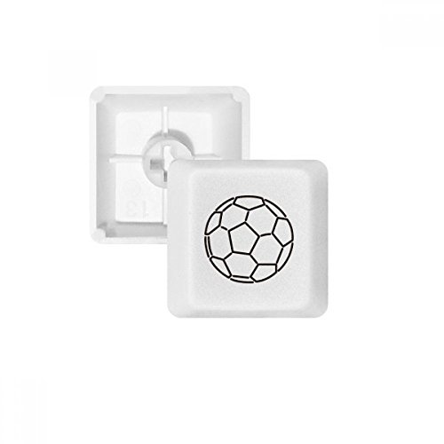 Keycaps PBT soccer football blanc noir pour clavier mécanique OEM R4 sans marquage d'impression