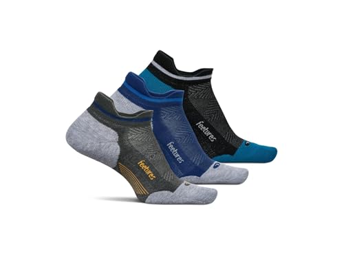 Image of Feetures Elite Light Cushion Mini Crew Sock - Sport Sock with Targeted Compression