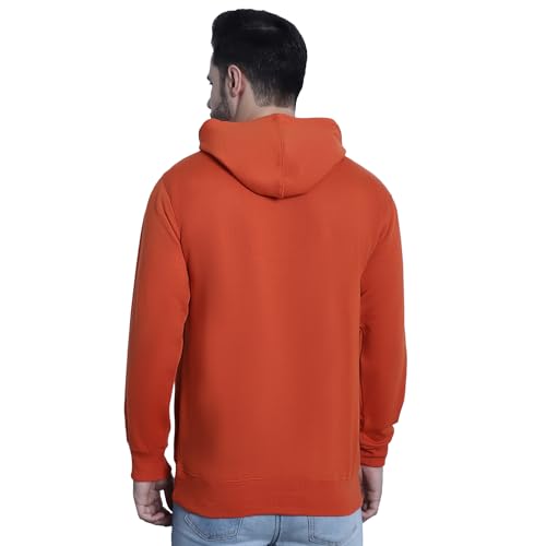 Image of Mack Jonney Printed Hooded Cotton Fleece Hoodie for Men-MACK32358