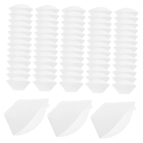 TOYMYTOY 100個 使い捨てエスプレッソ用錐形コーヒーフィルター 紙製ドリップコーヒーフィルター カップ用高速抽出 素材