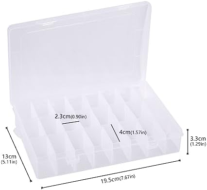 6-42 Axis Sewing Threads Storage Box Bobbin Carrying Case Container Holder Transparent Needle Wire Organizer Reel image 4