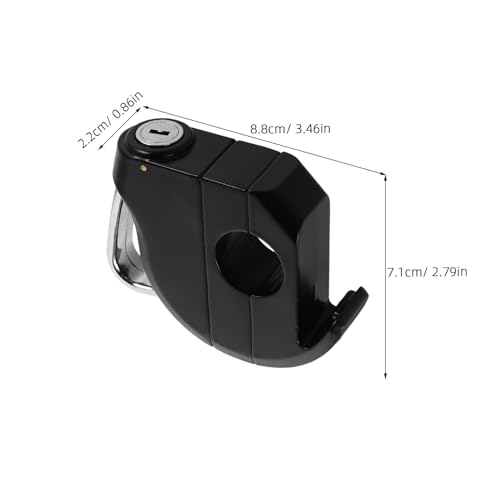 Candado para casco de patinete eléctrico con gancho de manillar 3
