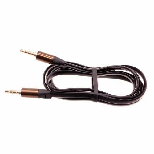 Cable auxiliar adaptador 3.5mm color negro