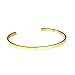Produktbild URBANHELDEN - Armreif Bangle Edel Schlicht - Damen Schmuck - Verstellbar, Edelstahl - Armband Blank - Gold
