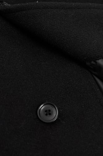 Image of SNITCH Men Casual & Formal Jacket | Regular Fit Notch Lapel Solid Design & Buttoned Closure | Premium Polyester Fabric & Woven Texture For Office