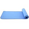 Yoga Mat Anti-Slip Yoga mat 10mm Fitness Equipment NBR Non-Slip Yoga Mat Classic Colors Fitness Pilates Mat for Outdoor Gym Exercise Dance Mat 18361cm (Color : Blue)
