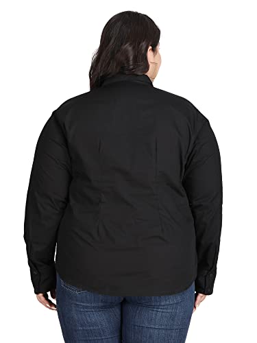 Image of Blue Ronin Full Sleeve Stylish Western Official Formal Shirts for Women Regular Fit Plus Size