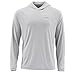 Simms SolarFlex UPF 50+ Shirt - Premium Sun Protection Hoodie for Men, Lightweight, Quick-Dry, Breathable Outdoor Apparel for Men (Sterling - 2020, X-Large) Off-white