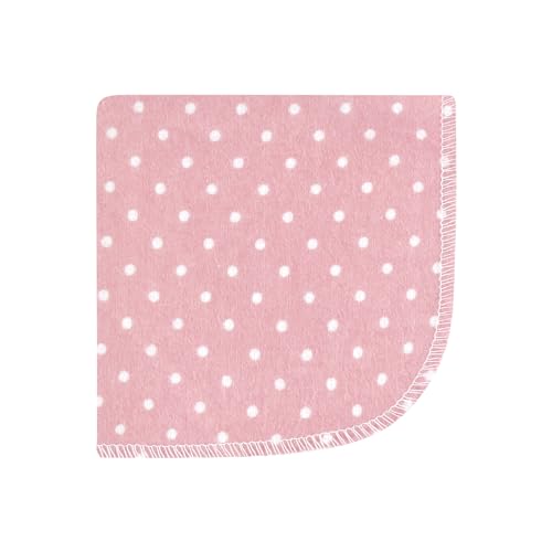 Image of Hudson Baby Unisex Baby Flannel Cotton Poly Washcloths, Blush Navy Floral 12Pk, One Size