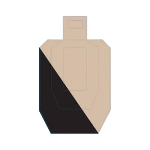 Hard Cover IPSC Cardboard Target (Version 3) 25 pack Cover