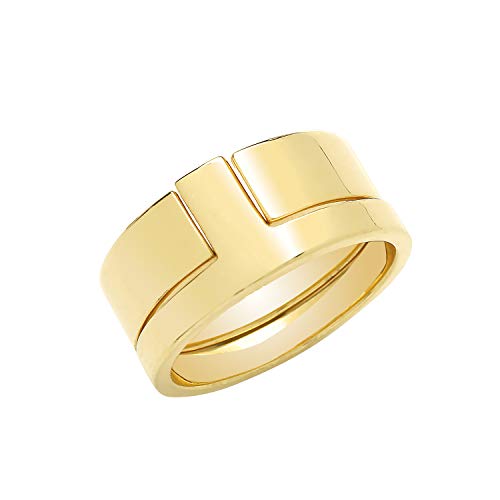 Bague Femme Argent Plaqué d'Or 9 ct, le cadeau idéal pour elle WJS30273