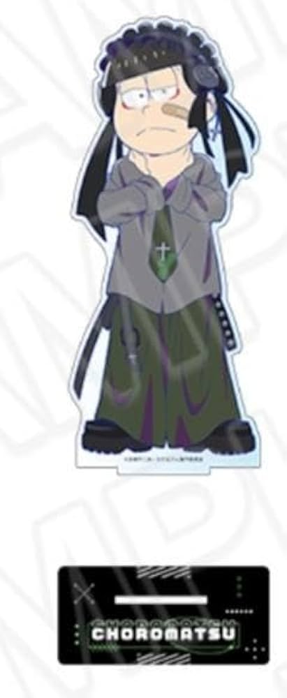 おそ松さん 特大 アクリルスタンド チョロ松 非売品 おそ松さん×cafe&bar MENU】描き下ろしBIGアクリルスタンド