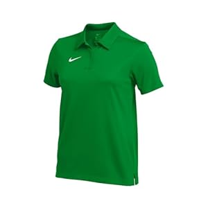 Nike Team Short Sleeve Polo Female (Apple Green, Medium, m)