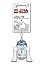LEGO Star Wars Large 2 Inch Tall Figure Key Light - R2-D2 (KE21H)