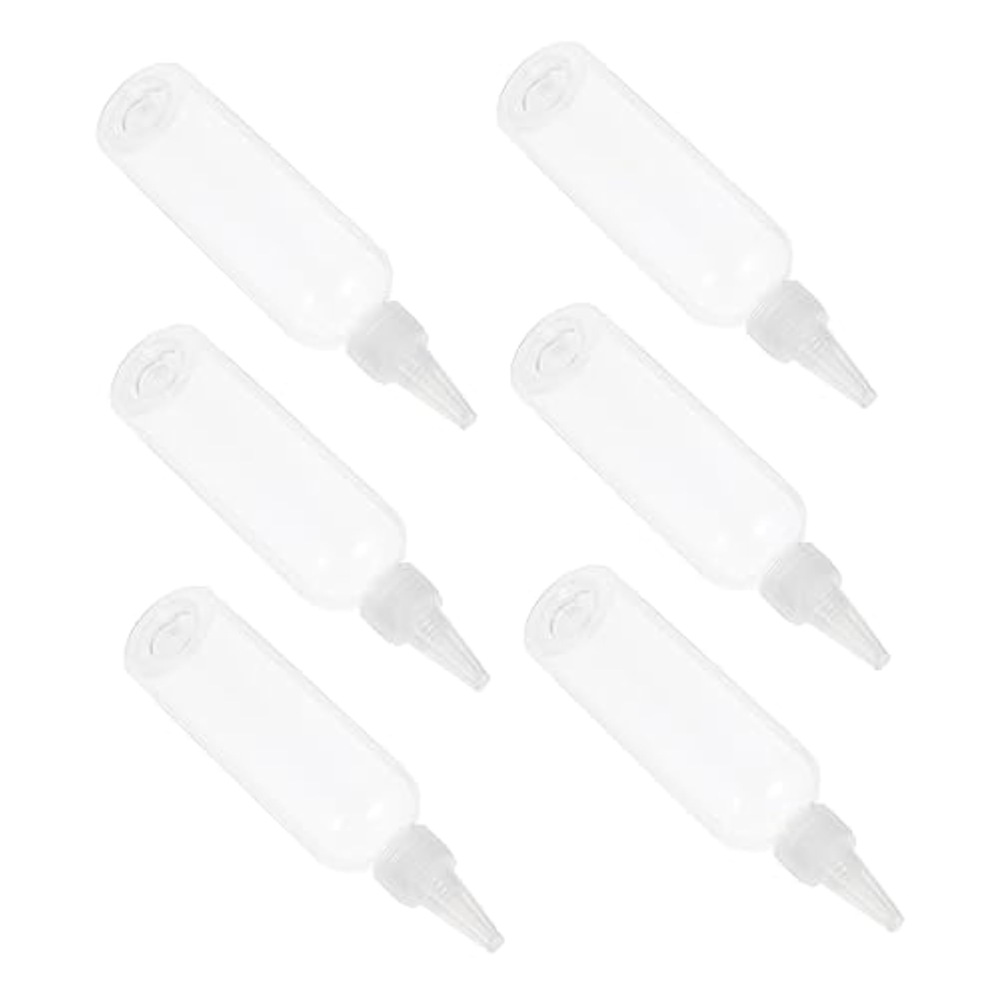 20pcs Refillable Pointed Mouth Dispenser Bottles for Travel