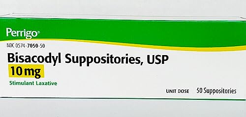 Bisacodyl Supppositories 10 Mg(generic Dulcolax)-50's