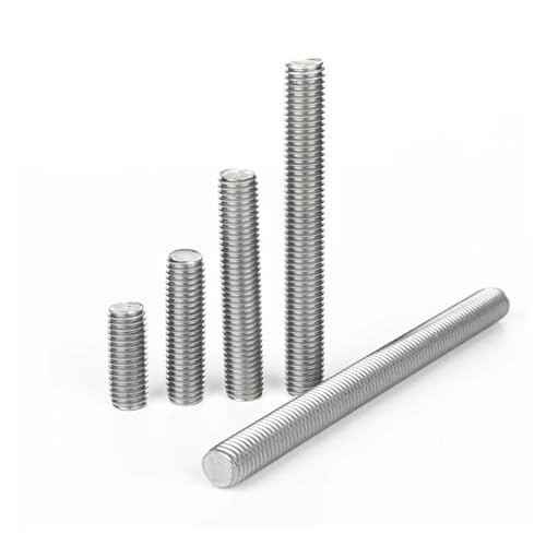 TULDYS 1〜10個 M4 M5 M6 M8 M10 M12 M14-M24 304 ステンレススチール ネジ棒 全ネジ棒 バースタッド 左ネジ ワイヤーロッド(5pcs,M24x3x250)