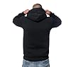 ROCK-IT Apparel winter zipped hoody for man warm feeded zip-up hoody sweatjacket mens workerhoodie full lined on torso sizes S-5XL Color black XXL #2