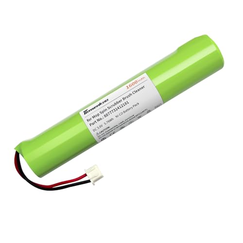Image of Upgraded 1600mAh Battery Replacement for Hurricane Spin Brush Scrubber Mop Cleaner Spin-Scrubber Bathtub Part No. 8877731412181