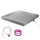 Washing Machine Pan,32''x30''x2.5'' Heavy Duty 304 Stainless Steel Washer Drain Pan,Washer Tray for Floor...