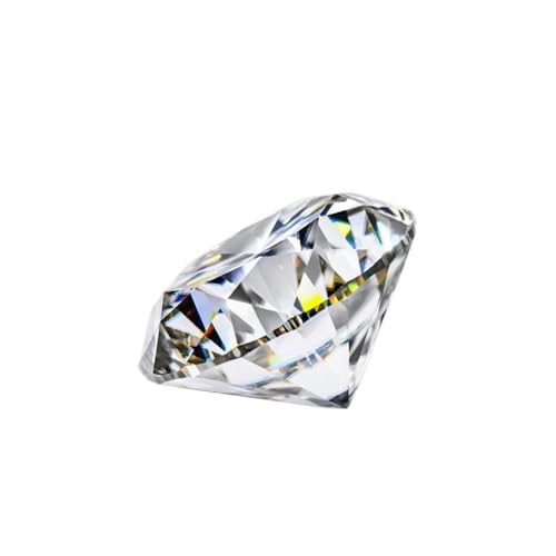 Moissanite ronde D VVS1 résistant aux rayures pour restaurer un bijou antico