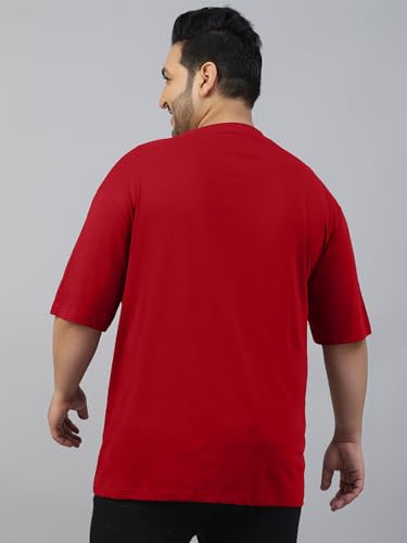 Image of Veirdo Men's Pure Cotton Half Sleeve Plus Size Printed T-Shirts, Stylish, Comfortable & Durable Cotton Tees | Sizes: S to 2XL