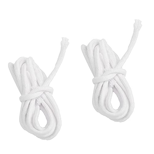 2 piezas mecha de algodón trenzado para vela 4 mm miniatura 6