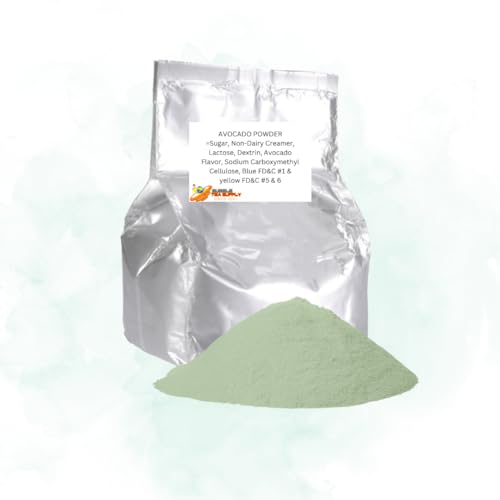Avocado Flavored Boba Bubble Tea Powder for Milk Tea Premium Instant Drink Mix - 2.2 LB bag for 40-45 Servings - Just Add Tapioca Pearls by BUBBLE TEA SUPPLY