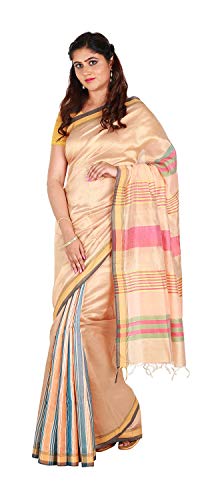 Nilima Silk Handloom Eri Silk Sarees (Pink, 0075)