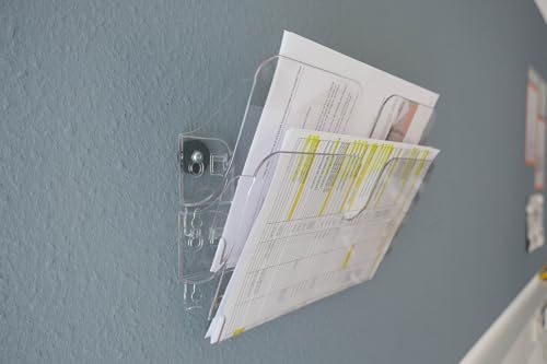 Distributeur de brochures A4 paysage Durable FLEXIPLUS porte-documents magnétique 2 cases