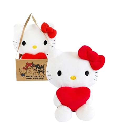 Joy Toy - Hello Kitty coração peluche 14 cm em saco de cartão