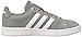 adidas men's Grand Court Sneaker, Grey/White/Grey, 9.5 US