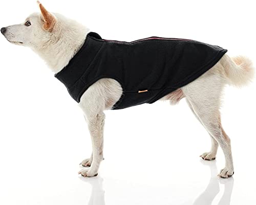 Gooby Zip Up Fleece Dog Sweater, Black, 2X-Large, Warm Pullover Fleece Step-in Dog Jacket Without Ring Leash - Image 4