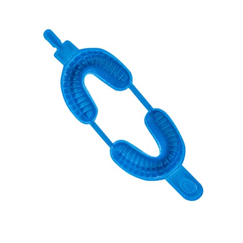 20Pcs Disposable Dental Fluoride Trays Fluorinated Foam Dental Tray Dental Materials Tray Mouth Tray,Alginate Impression Material For Kids Use Size L Blue #TOP5