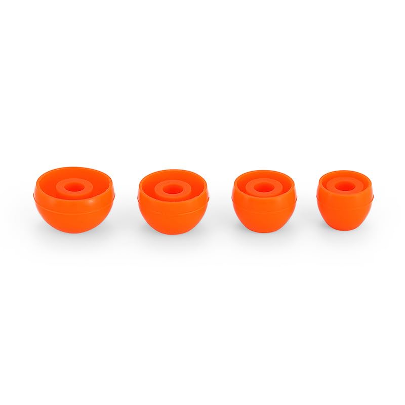 Image of PENON Liqueur O Orange Color 4.5mm Silicone EARTIPS for in-Ear Earphones IEMs(3 Pairs) (LLXL)