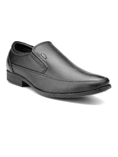 Image of Lee Cooper LC2156B3R Men's Lightweight Leather Shoes | Comfortable, Stylish Slip-On Formal Footwear for Office, Business