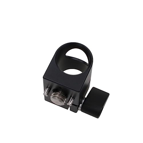 HangTon 19mm Rod Clamp Mounting Bracket 3/8" Screw for Sony ARRI RED Camera Lens Motor Wireless Follow Focus (Black) - Image 3