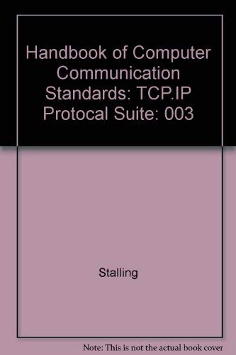 Amazon.co.jp: Handbook of Computer Communication Standards: Tcp.Ip ...