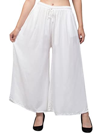 thrifty thread we promise comfort Plazzo for Women - Regular Fit Flared Wide Leg Plain Pants-picture-21