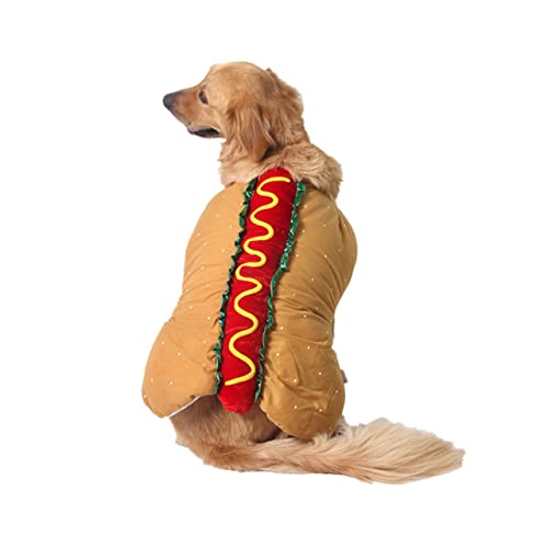 Disfraz Hot Dog para perros y gatos XXS miniatura 4