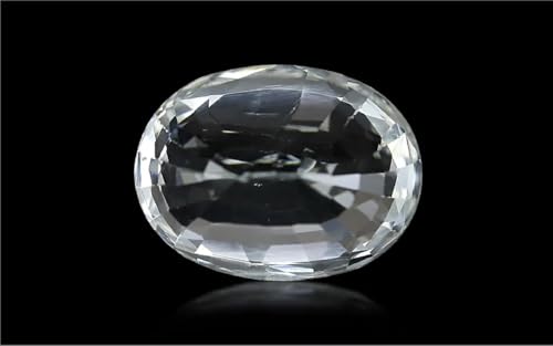 Pierre de saphir blanc 7 carats véritable corindon naturel non traité - 3