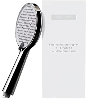 Exclusive to Amazon ProPerhome Shower Head 149 Outlets, Water-Saving, Anti-Limescale Nozzles, Shower Head Rain Shower with 3 Jet Types,Water Comes Out Gentle and Reduces Skin Irritation