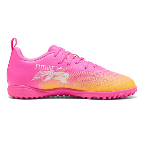 Botas de fútbol PUMA Future 9 Play TT JR rosa para césped artificial infantil 6